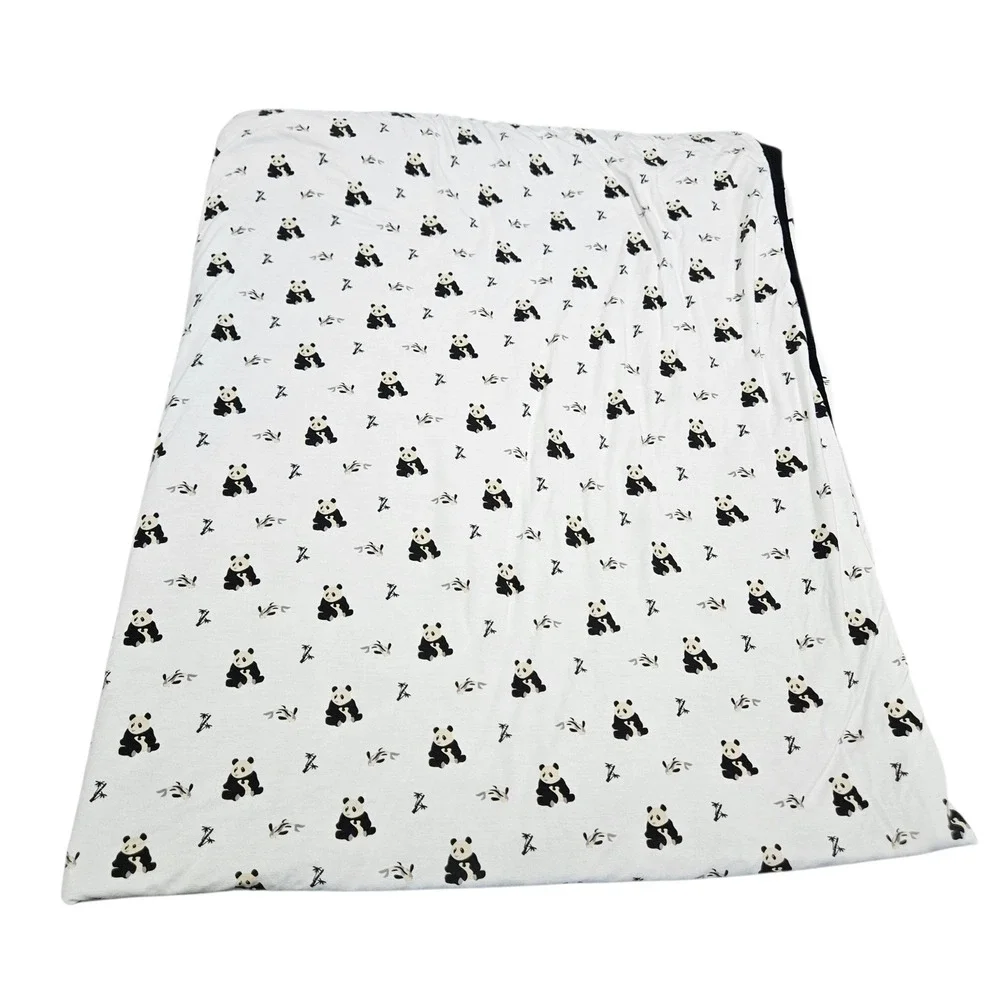 Kyte Toddler Panda Quilted‎ Blanket White Black Bamboo 1.0 TOG Quilt